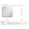 Ekena Millwork Alexa EnduraWall Decorative 3D Wall Panel, White, 19 5/8"W x 19 5/8"H WP20X20ALWH - alternate 3